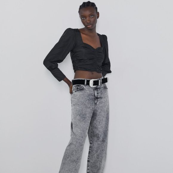 Zara Black Top - Picture 2 of 2